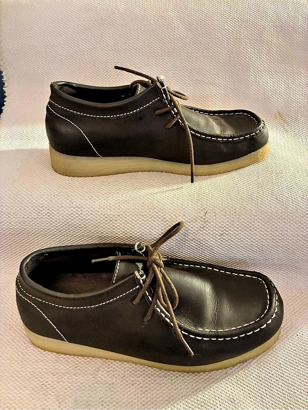 Shoe Show Renada 2-Eye Boat Shoes Black leather